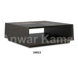 Mesa auxiliar de vidrio templado y metal sólido marrón martillado con acabado de latón, ideal para el hogar, la sala de estar y la Oficina - Product Image 2