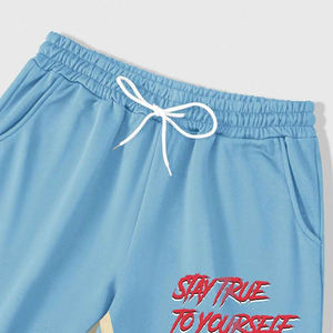 Conjunto Deportivo de Moda para Hombre, Sudadera con Capucha y Estampado de Personajes de Dibujos Animados con Impresión DTF Personalizada, Pantalones con Cordón y Contraste de Color - Product Image 5