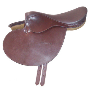 Exportador English Horse Tack Cuero genuino Horse Racing Saddle Flat Saddle Competition Saddle Personalizar Fabricante al por mayor - Product Image 2