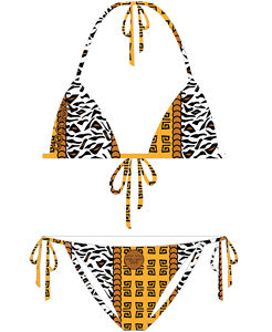 Traje de baño personalizado para mujer, traje de baño OEM, gran oferta, trajes de baño con estampado personalizado, Bikini de dos piezas sin espalda, precio razonable 2025 - Product Image 1