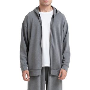 Sudadera con Capucha para Hombre, 100% Algodón Grueso, Cierre Completo con Cremallera, Bolsillo Delantero y Manga Larga - Product Image 5