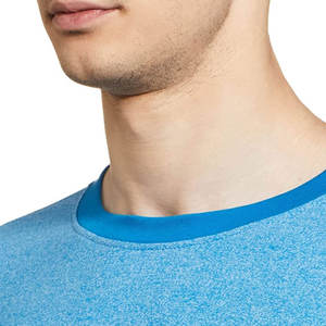 เสื้อยืดผู้ชายคุณภาพสูง ผ้าฝ้ายแท้ บริการ OEM ระบายอากาศได้ดี กันยับ แห้งเร็ว สีและโลโก้สั่งทำได้ ผลิตในปากีสถาน - Product Image 6