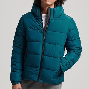 Chaqueta acolchada ajustada informal de invierno para hombre, cómoda y elegante, sólida, con capucha, cremallera, servicio OEM, fábrica teñida - Product Image 3