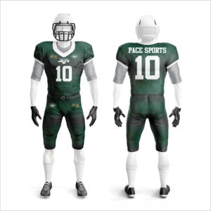 ชุดยูนิฟอร์มอเมริกันฟุตบอลสั่งทำขายส่ง พร้อมชื่อทีมและหมายเลข ไซส์พลัส ยืดได้ มีหลายสีและหลายขนาด - Product Image 6