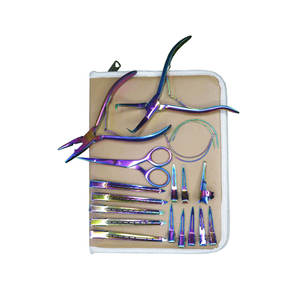 Pince d'extension de cheveux avec outil métallique multifonctionnel à 2 trous pour enlever les perles de boucle de micro anneau - Product Image 3