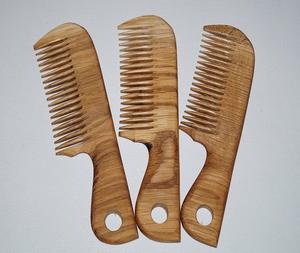 Custom Logo Natural sandalWood Comb for Home Salon Wooden Hair Styling Comb with <b>Wood</b> <b>Handle</b> by f s international - Product Image 1