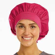 Bouffant Style couleur unie et imprimé Scrub Caps pour unisexe soins infirmiers réglable cravate dos utilisation extérieure tissu respirant - Product Image 4
