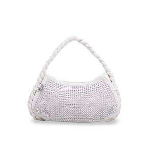Blanco P36117 Lady Fashion Bolso de hombro Cierre de cremallera de un solo mango Patrón de caramelo Portátil para verano Invierno Primavera PU Poliéster - Product Image 1