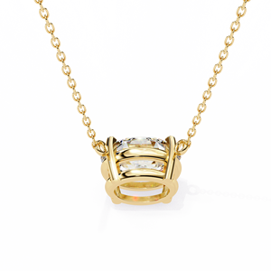 Collier d'oeufs de pigeon en diamant de laboratoire de luxe léger avec chaîne de clavicule en or 10 carats 14 carats 18 carats - Product Image 3