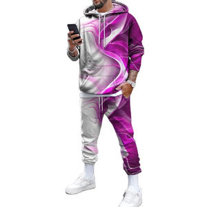 Custom Design High Quality 100% Cotton Sport Tracksuit Embroidered Jogging Suit for Winter Training Sweatsuit - Product Image 5