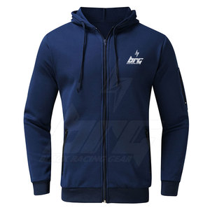 Survêtements de couleur unie à fermeture éclair complète pour hommes en stock survêtements légers de qualité supérieure pour hommes - Product Image 3