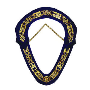 เครื่องประดับเครื่องราชกกุธภัณฑ์เครื่องราชกกุธภัณฑ์เครื่องราชกกุธภัณฑ์เครื่องราชกกุธภัณฑ์สีทองงานปักลายห่วงโซ่โลหะแบบไม่ซ้ำใครงานปัก - Product Image 3