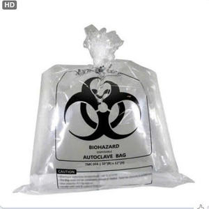 Bolsas desechables de riesgo biológico para tratamiento en autoclave, bolsas de eliminación de residuos hospitalarios, resistentes a perforaciones, proveedor fiable al por mayor - Product Image 5