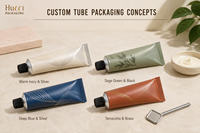 Tube d'emballage en aluminium pliable écologique personnalisé pour pommade et dentifrice avec presse-tube à dentifrice