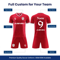 Maillot de football personnalisé en polyester sublimé avec logo, nom et numéro, maillot de foot OEM en gros
