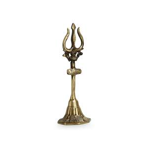 Modern Antique Trident Decorative Brass Piece Elegant <b>Stage</b> <b>Props</b> for Themed Events or Statement Piece in Culture - Product Image 5