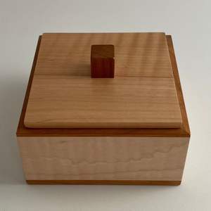 Decorative Wooden Storage Box with Brass Fittings - Product Image 2