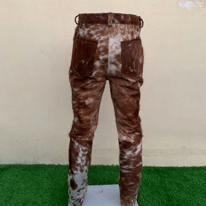 กางเกงหนังวัวแท้สำหรับผู้ชายกางเกงหนังวัวแท้แบบสั่งทำ - Product Image 1