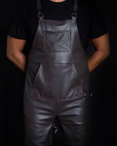 Delantal de Cuero PU Personalizado, Duradero, sin Mangas, con Bolsillos, Resistente a la Abrasión, Marca Privada - Product Image 5