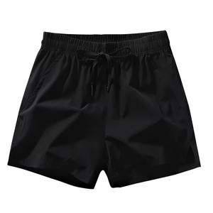 Men's Quick Dry Running Gym Shorts Breathable Nylon Casual Anti-Wrinkle Sports <b>Drawstring</b> Pockets Mid Waist Knitted Hot Shorts - Product Image 2