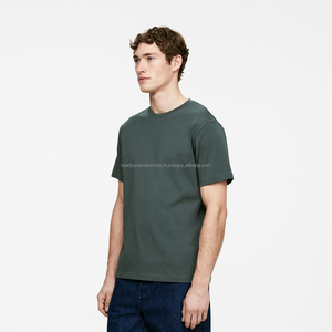 Vente en gros T-shirt uni surdimensionné de haute qualité T-shirt imprimé brodé personnalisé 100% coton pour hommes - Product Image 4