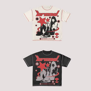 Camiseta de Cuello en V para Hombre, Económica, con Estampado, Estilo Moderno, Camiseta con Estampado para Hombre - Product Image 6