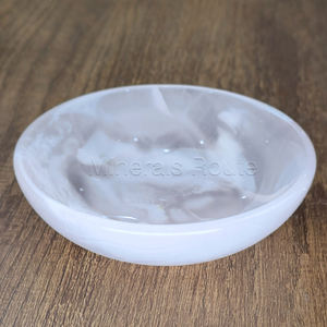 Ensaladera de mármol de ónix de alta calidad, nuevos artículos para el hogar, vajilla de uso diario, precio de fábrica pulido, cantidad a granel para alimentos - Product Image 3