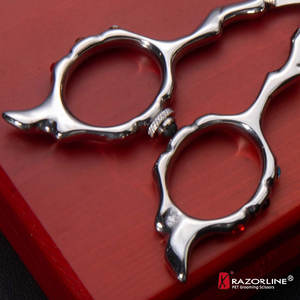 Pk5113ta 61-62hrc स्टेनलेस स्टील सरल पालतू सौंदर्य कैंची पेशेवर कुत्ते और बिल्ली पतला कैंची का उपयोग करना आसान है - Product Image 3