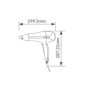 Secador de pelo Tourmaline 2200W (Valine 400070001) - Product Image 2