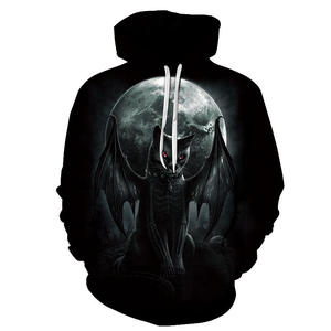 Jersey deportivo 3D de talla grande para hombre, Sudadera con capucha térmica de patrón sólido, cuello forrado de invierno de algodón 100%, ropa de calle XXS de talla, sublimación - Product Image 6