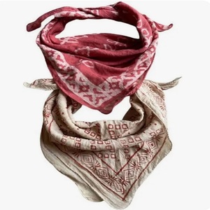 square Organic <b>Scarf</b> Cotton Custom logo Bandana <b>Scarf</b> High Quality Soft Manufacturer Other <b>Scarves</b> Latest Fashion - Product Image 4