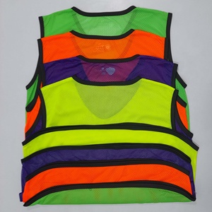 Cheap Custom Sports Mesh <b>Pennies</b> Adults Soccer Suit Shirts & Tops Quick Drying Scrimmage Practice Sports Vest Team Training Bibs - Product Image 4