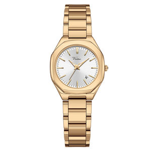 Montre pour femme Virtue 3ATM 2025, étanche, nouvelle, bracelet en acier inoxydable, calendrier, apparence haut <span class=keywords><strong>de</strong></span> gamme, montres pour femmes - Product Image 3