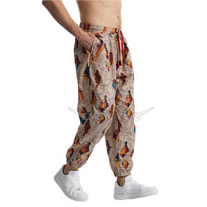 Pantalones Deportivos con Estampado Gráfico en Toda la Superficie, Transpirables, de Tela Suave, para Uso en Exteriores - Product Image 2