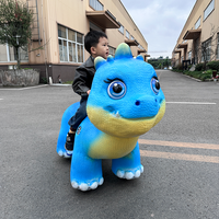 Scooter dinosaure électrique animatronique réaliste pour enfants, pour utilisation en intérieur/extérieur, centre commercial