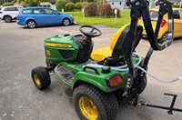 Cortacésped John Deere X940 al por mayor, motor de 4 tiempos de 173 cc, caja de recogida de césped inalámbrica de 100 L, chasis de acero antideslizante, 5.5 HP