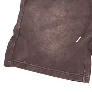 Shorts décontractés unisexes en coton épais à séchage rapide, coupe parfaite, délavés à l'acide, pour le sport, la course et le fitness, style vintage - Product Image 5