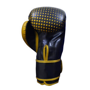 Nouveaux gants de boxe professionnels sur mesure, cuir de haute qualité, respirants, fermeture auto-agrippante, unisexe - Product Image 2