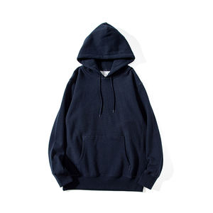 Nuevas Sudaderas con Capucha Unisex Extra Grandes de Algodón con Logotipo Personalizado de Moda Urbana, Sudaderas con Capucha Bordadas Negras para Hombre - Product Image 4