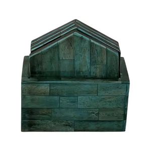 Classique Décoratif En Laiton Noir Marbre Thé Coaster Napperon Table Bureau Accessoires Ardoise Pierre Cuisine - Product Image 4