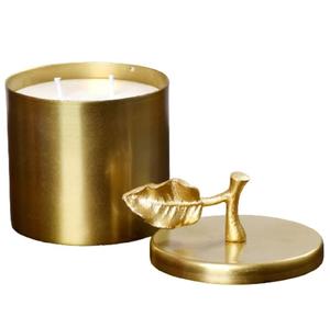 Envases Redondos de Metal para Velas al por Mayor, Tarro de Metal para Velas con Tapa, Tamaño Personalizado, Forma Redonda, Decoración Festiva, Precio Bajo - Product Image 1