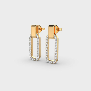 Pendientes de Plata 925 con Moissanita de Corte Brillante Redondo en Forma de Campana, Estilo Romántico, Regalo para Aniversario de Bodas, Día de San Valentín - Product Image 4