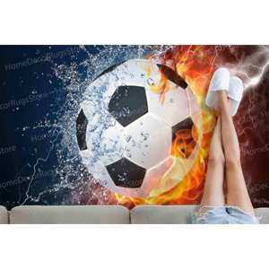 Patchwork Printed Wool Rug with <b>Latex</b> Backing for Boy Room Bathroom <b>Man</b> Cave Medium Thickness Nonwoven Rug - Product Image 4