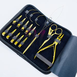 Alicate para extensiones de cabello de acero inoxidable respetuoso con el medio ambiente de Nomex International, presión de cuentas, logotipo personalizado, belleza privada, cuidado Personal - Product Image 6