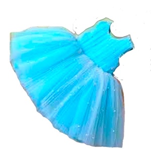 Robe en tulle longueur genou pour femmes, fabrication sur mesure de bonne qualité - Product Image 3