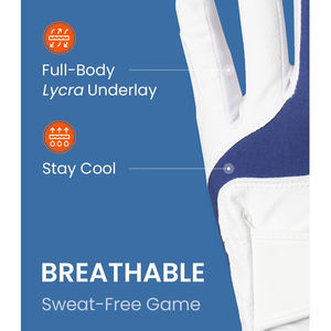 Guantes de Golf Cabretta de alta especificación para hombre, nuevo estilo, piel de oveja genuina, antideslizantes, transpirables, talla izquierda y derecha para deportes - Product Image 3