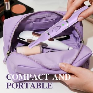 Tondeuse à cheveux professionnelle rechargeable par USB à double lame, tondeuse indolore pour le nez et les sourcils pour hommes et femmes, facile à nettoyer - Product Image 4