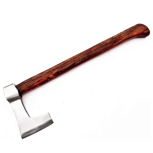 Wholesale Customized OEM ODM Cutlery Factory Professional Survival Hatchet Damascus Steel Blade Wooden <b>Handle</b> Polished <b>Axe</b> - Product Image 4