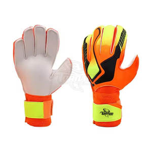 Gants de gardien de but en cuir de haute qualité, respirants, imperméables, à doigts entiers, pour l'entraînement sportif unisexe - Product Image 1