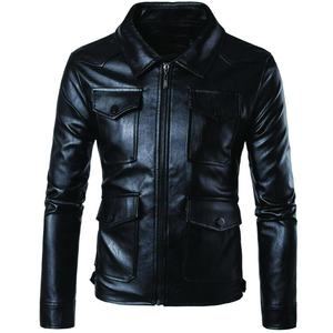 Veste en cuir véritable pour homme Mexion Pakistan avec logo sur le devant en toile, coupe-vent, respirante, veste d'hiver, service OEM - Product Image 4
